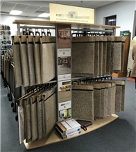 Wing Page Display Stand Rack For Carpet, Rug