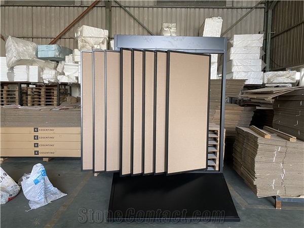 Wing Porcelain Tile Sample Showroom Display Stand
