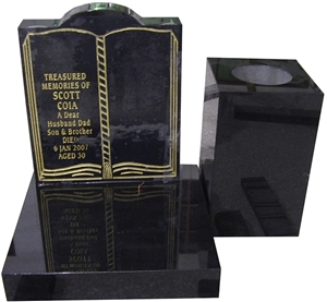 Grave Stone Cemetery Granite Headstone