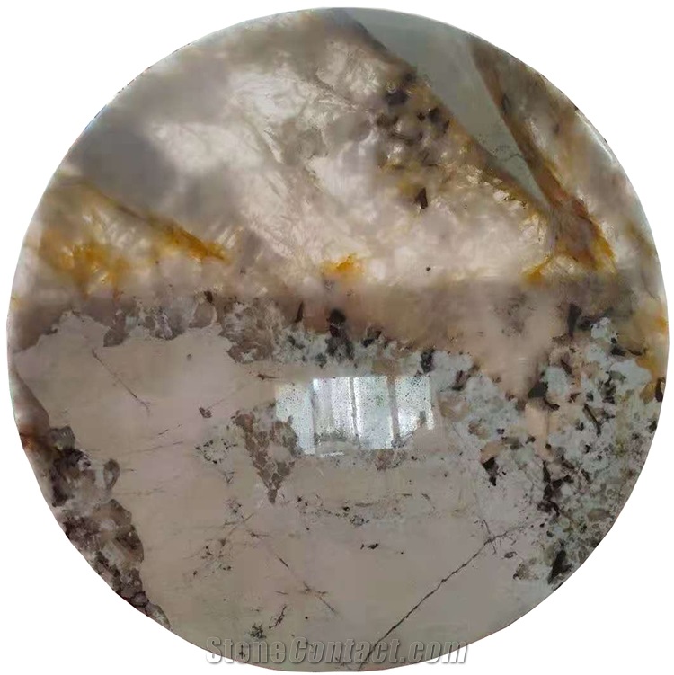 Patagonia Round Natural Stone Granite Table Top