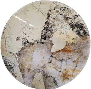 Patagonia Round Natural Stone Granite Table Top