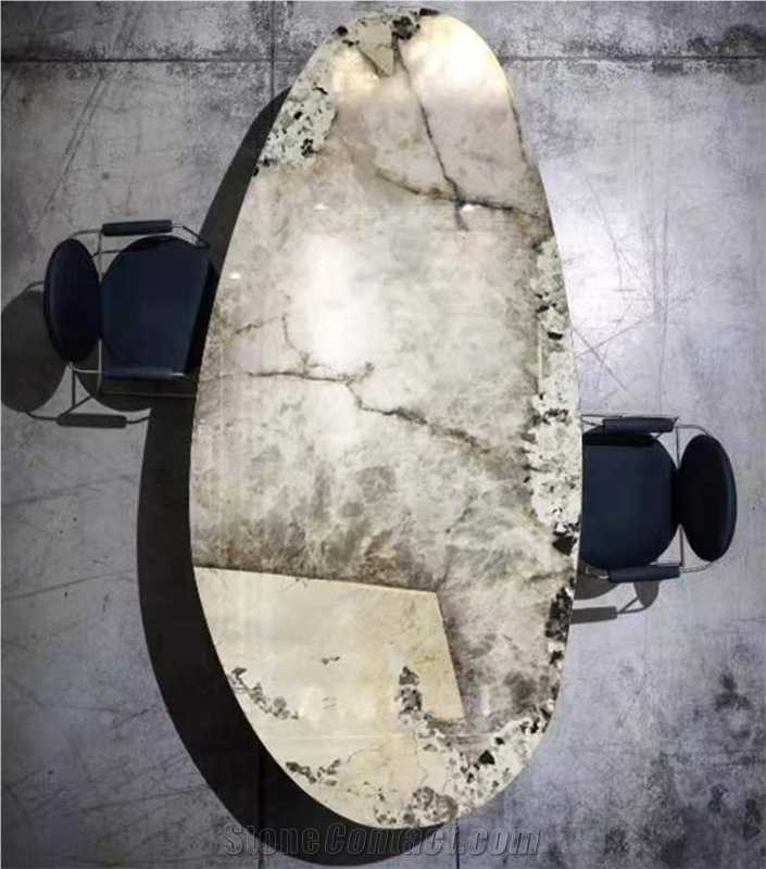 Patagonia Round Natural Stone Granite Table Top