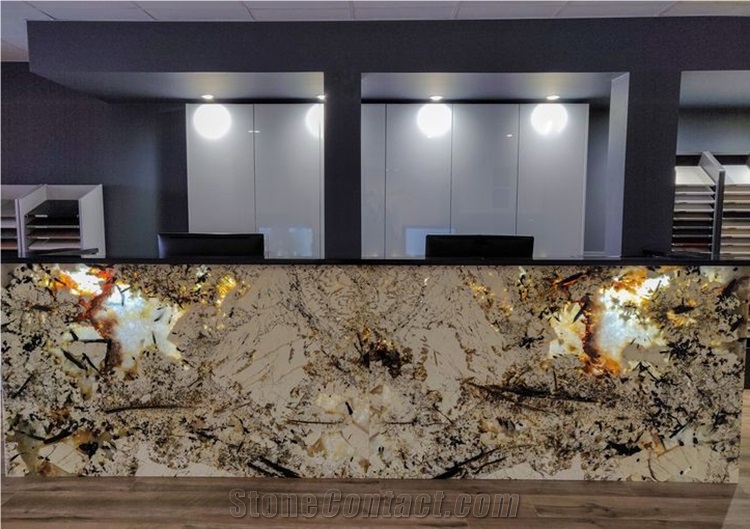 Patagonia Round Natural Stone Granite Table Top