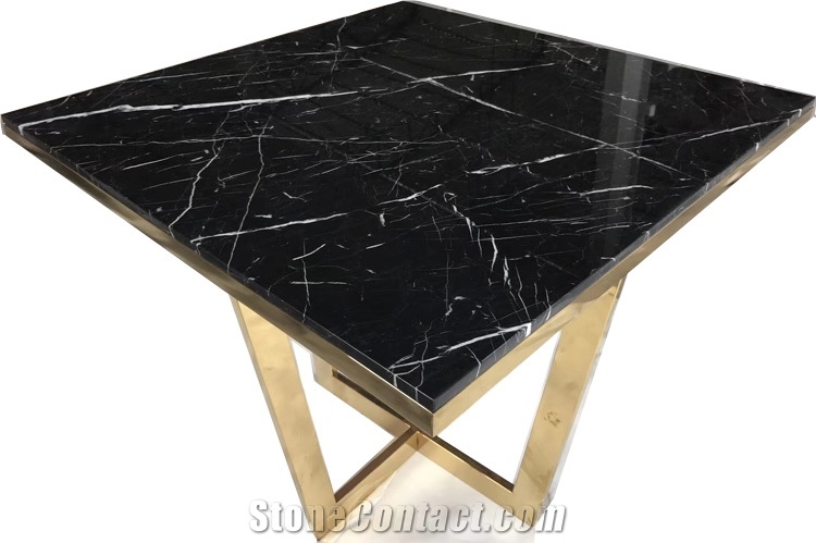 Round Top Coffe Side Table Marble