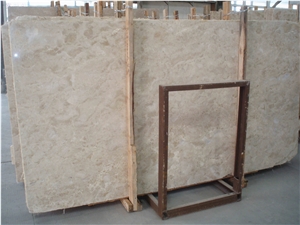 Borneo Beige Malay Botticino Marble Slab Wall Tile