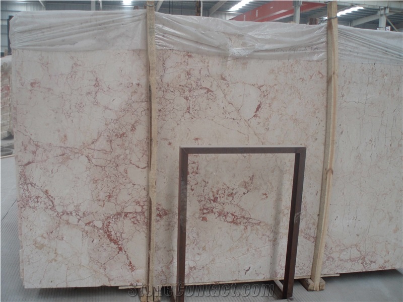 Turkish Rosalia Pink Marble Slabs for Wall Floor