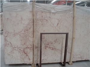 Turkish Rosalia Pink Marble Slabs for Wall Floor