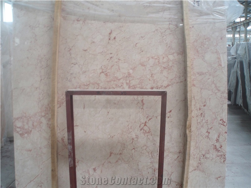 Turkish Rosalia Pink Marble Slabs for Wall Floor