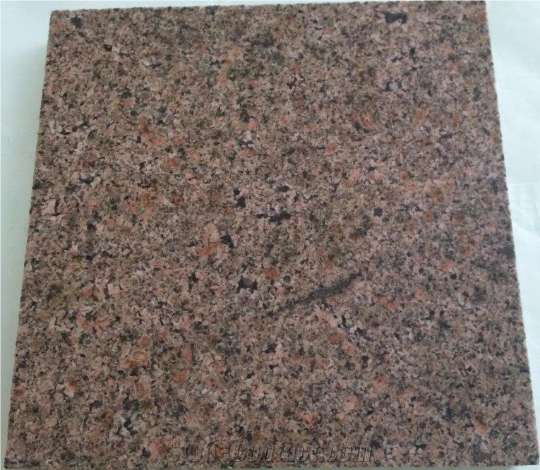 Jet Brown Granite Slabs & Tiles, India Brown Granite
