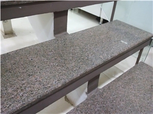 Jet Brown Granite Slabs & Tiles, India Brown Granite
