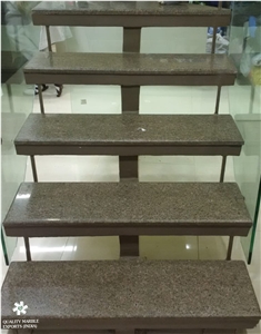 Jet Brown Granite Slabs & Tiles, India Brown Granite