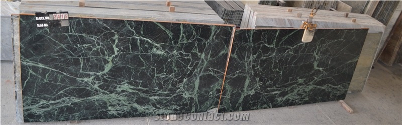 Spider Green Marble Slabs