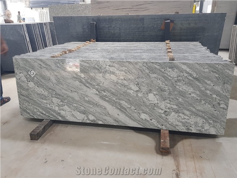 Thunder White Granite Slabs & Tiles, India White Granite