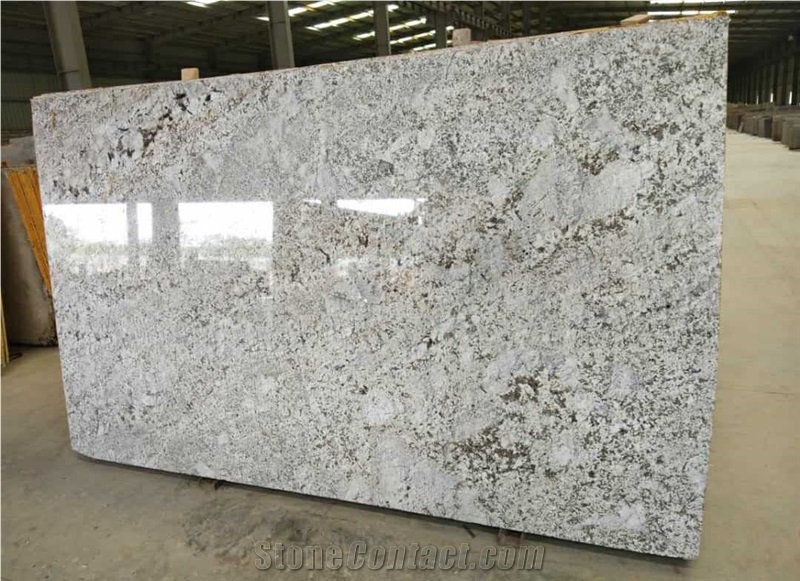 Whisper White Granite Slabs