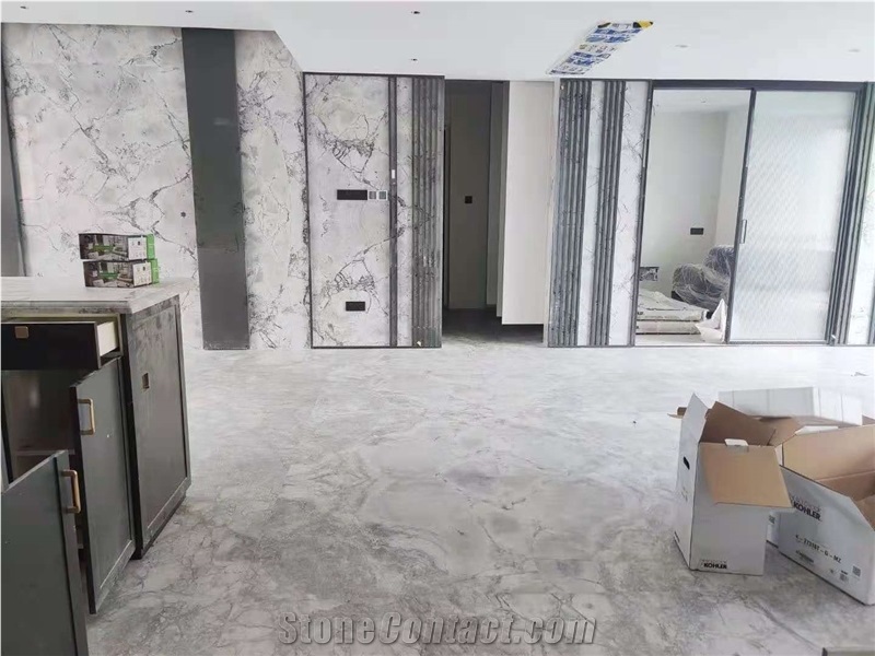 Brazil Calacatta Grey Marble Blocks & Raw Rocks