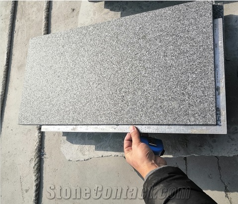 China G695 Hebei Black Flamed Granite Tiles &Slabs