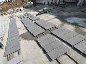 China G695 Hebei Black Flamed Granite Tiles &Slabs