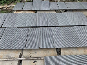 China Hainan Grey Andesite Chisel Wall Tiles