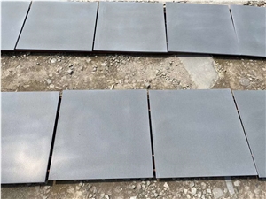 China Hainan Grey Andesite Honed Floor Tiles