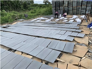 China Hainan Grey Andesite Honed Floor Tiles