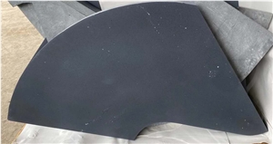 Hainan Black Basalt Honed Spiral Staircase & Stair