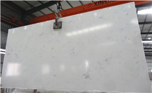 Bianco Carrara White Quartz Stone Slabs