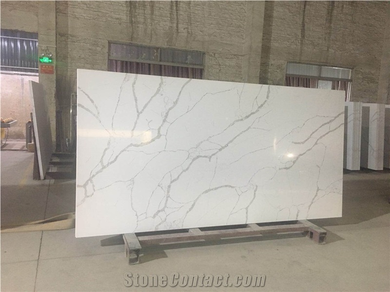 Calacatta Lugano Quartz Slabs