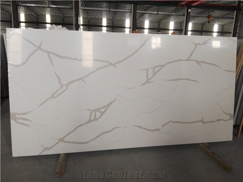 Calacatta Lugano Quartz Slabs