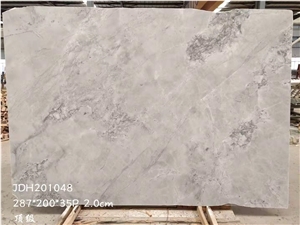 Super White Eternity Fantasy Quartzite Slab