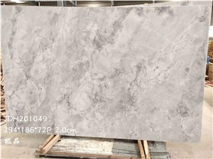 Super White Eternity Fantasy Quartzite Slab