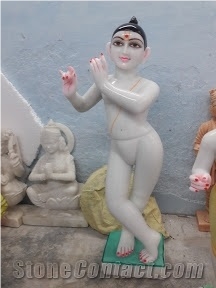 Marble God Statue Stone Carved Handicraft
