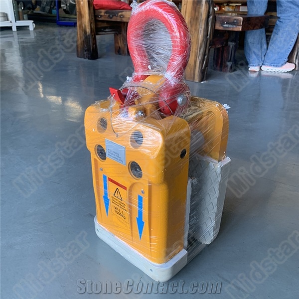 White 1000kgs Stone Slab Lifting Elevating Clamp