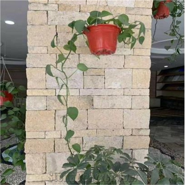 Beige Travertine Versailles Tumbled Paver