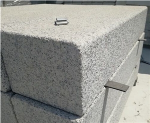 Natural Granite Stone Bollards Flamed Kerbs