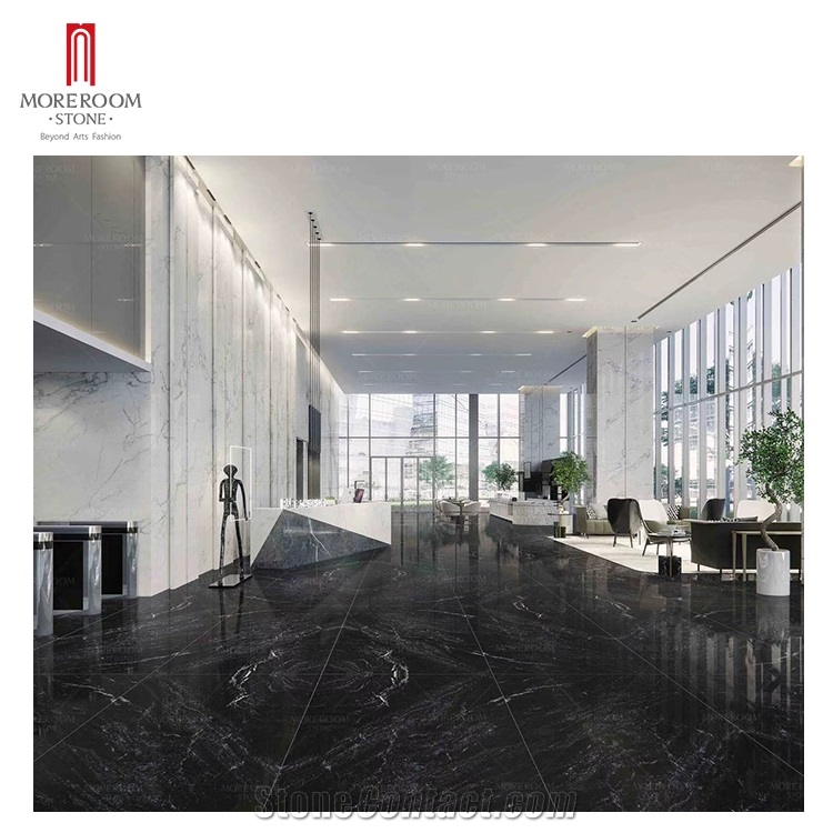 Black Marble Granite 20mm Porcelain Slab Counter