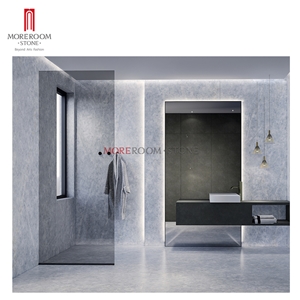 Bookmatch Blue Onyx 2600x1200mm Ceramic Tile Slab