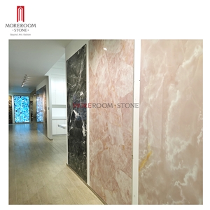 Gemstone Marble Look Pink Porcelain Tile