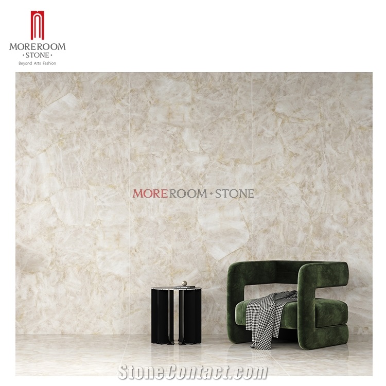 Gemstone Marble Look Pink Porcelain Tile