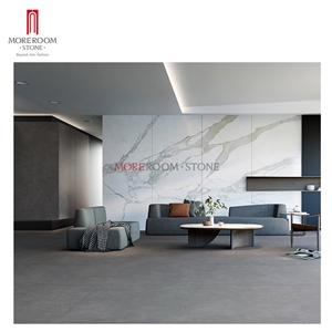 Porcelain Slab Italy Calacatta White Look Ceramic Slab