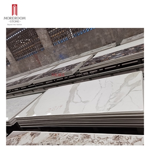 Porcelain Slab Italy Calacatta White Look Ceramic Slab