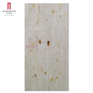white onyx 3 12mm striped sintered stone slab