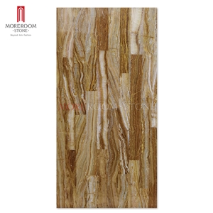 white onyx 3 12mm striped sintered stone slab