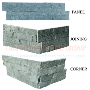 Green Slate Stone Wall Panels