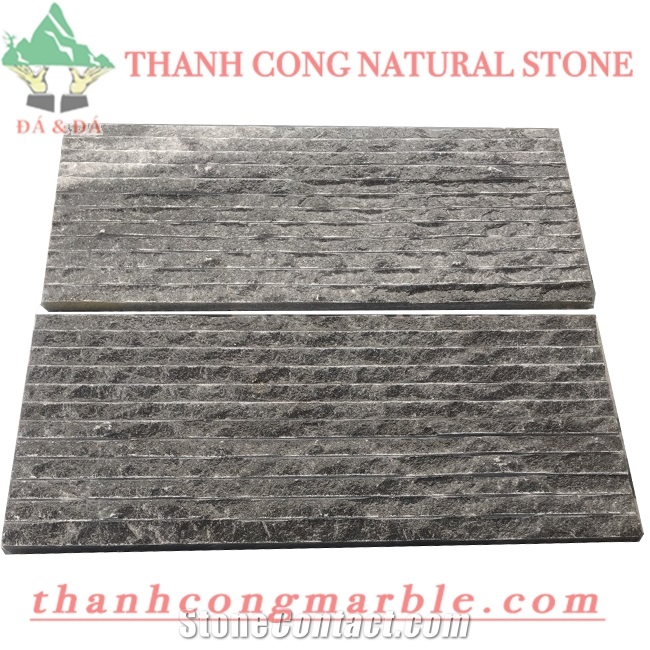 Silver Black Chiseled Marble Stone Wall Tiles