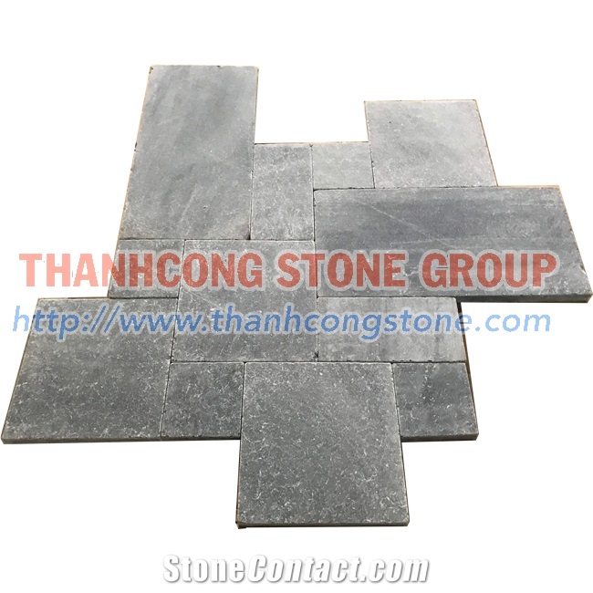Vietnam Bluestone Tumbled French Pattern