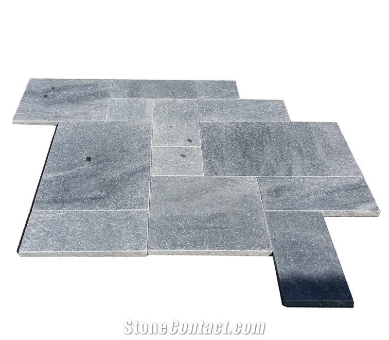Vietnam Bluestone Tumbled French Pattern
