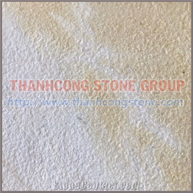 Yellow Marble Shot-Blasted Tiles