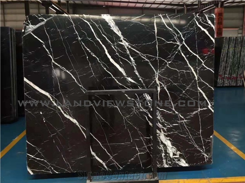 Black Marquina Nero Marquina Cheap Marble Slab