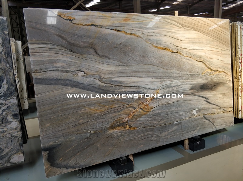 Blue Marine Quartzite Aquamarine Blue Wall Stone