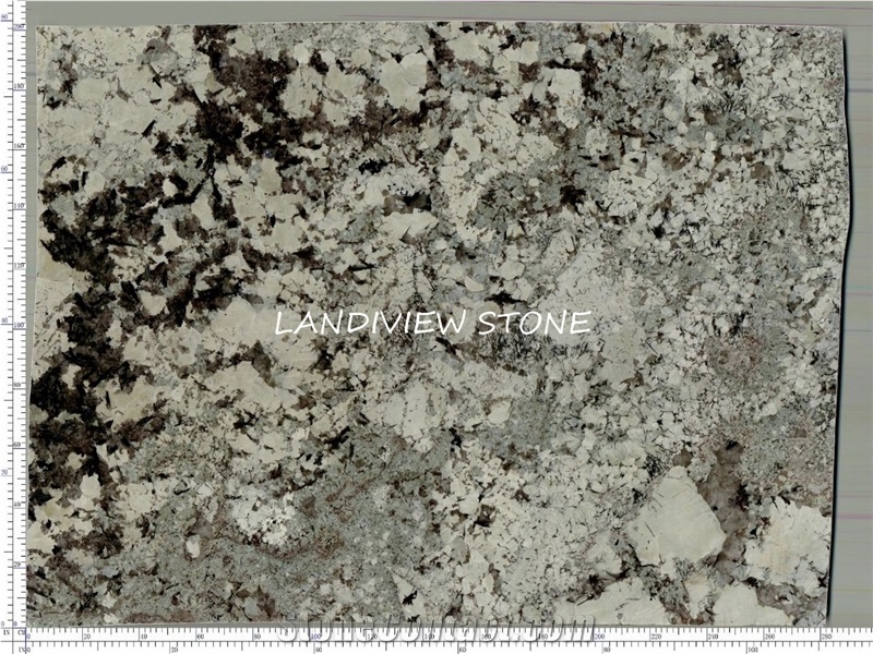 Branco Tourmaline Granite Everest White Tiles Slab
